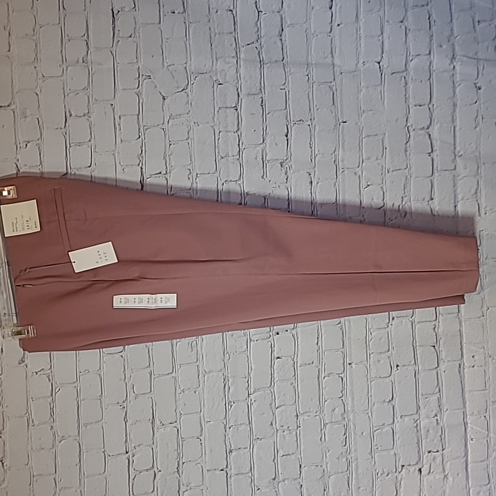 New size 18 Mauve Dusty Rose High Rise Stretch Waist Skinny Ankle Pants
